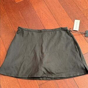 Black Women's Mini Skirt with Shorts